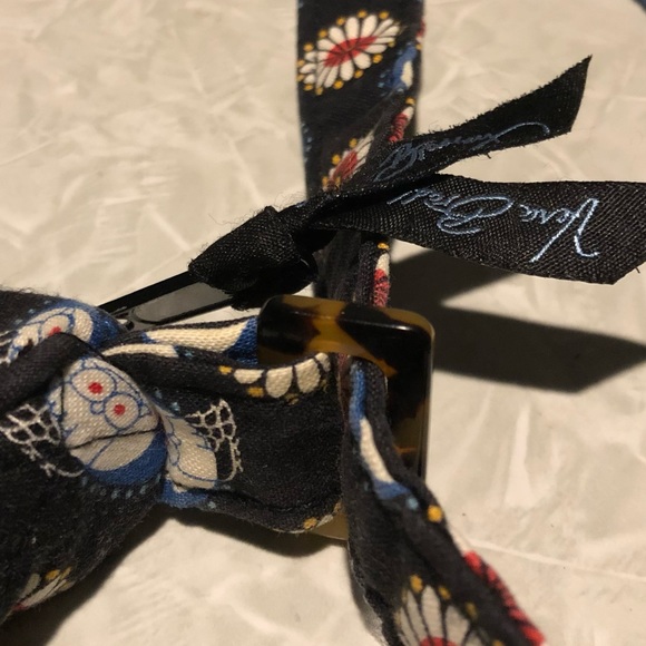 Vera Bradley Navy Owls Quilted Canvas Crossbody Hobo Bag 12”x3”x6” - Picture 5 of 9